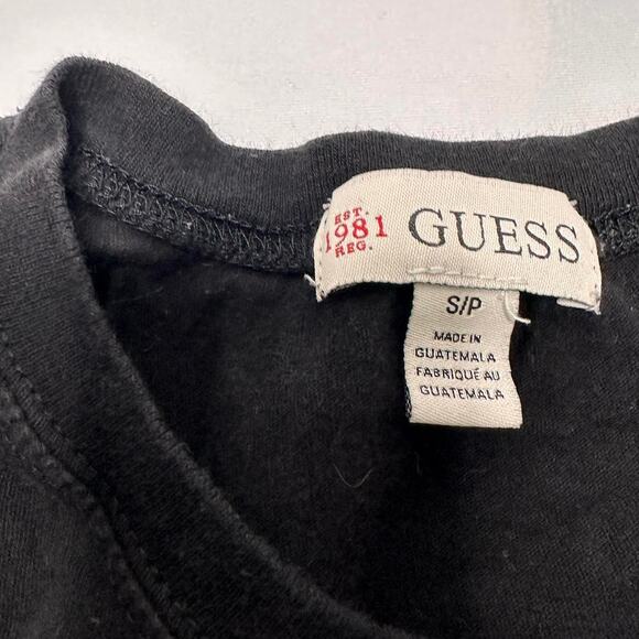 Guess Women’s Size Small Full Length Vintage Fitted Baby Tee - Picture 4 of 5